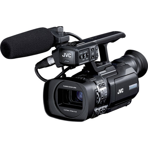JVC GY-HM200E 4KCAM/HD Live Streaming Camcorder inkl.XLR Mikro