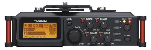 Tascam DR-70D 4-Kanal-Audiorecorder für DSLR-Kameras